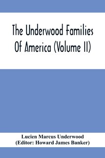 Front cover_The Underwood Families Of America (Volume Ii)