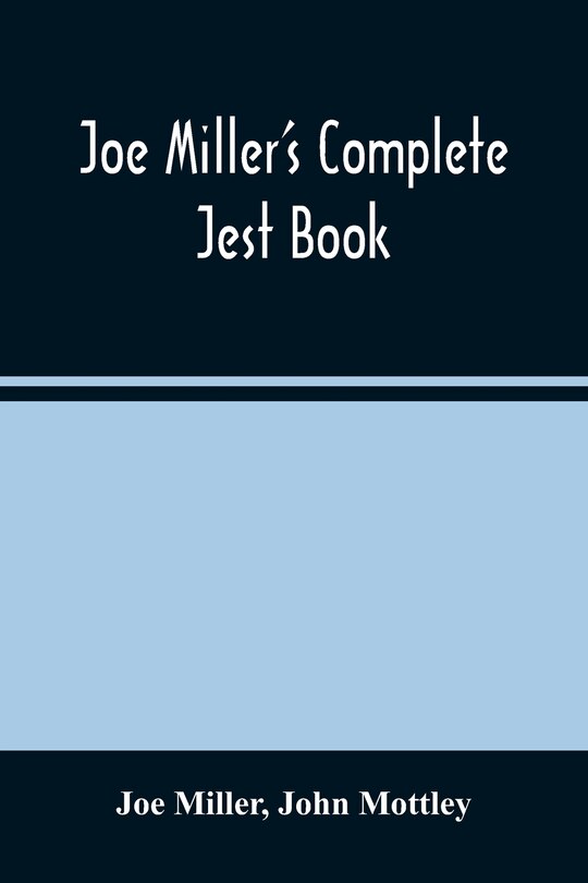 Front cover_Joe Miller'S Complete Jest Book