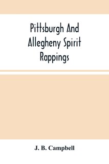 Front cover_Pittsburgh And Allegheny Spirit Rappings