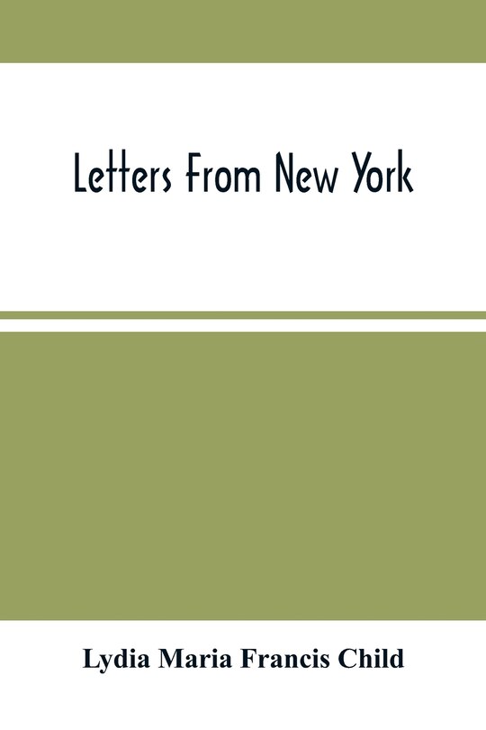 Front cover_Letters From New York
