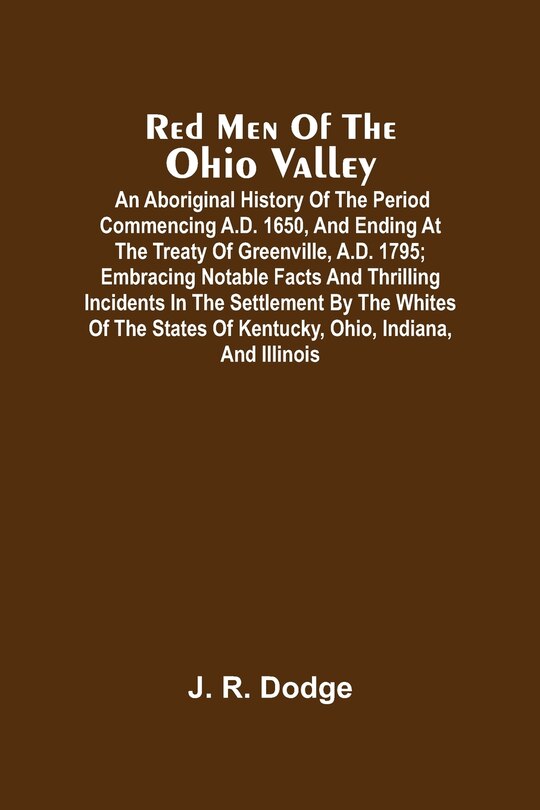 Couverture_Red Men Of The Ohio Valley