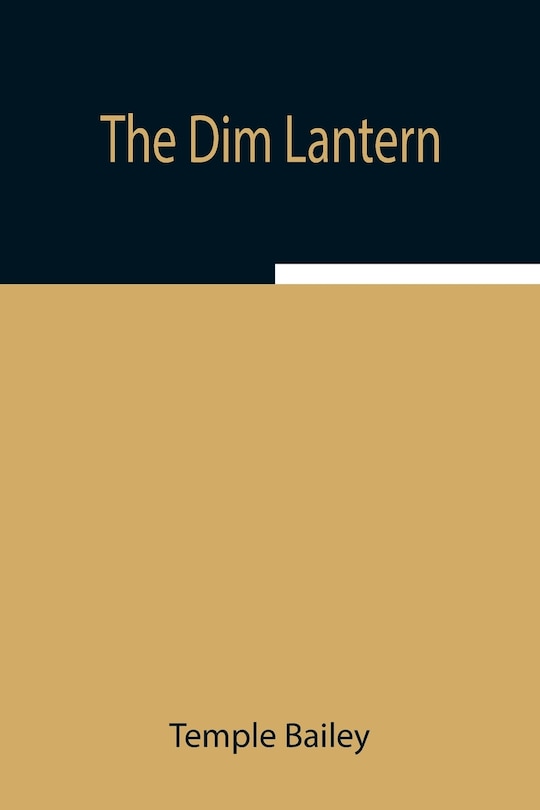 Front cover_The Dim Lantern