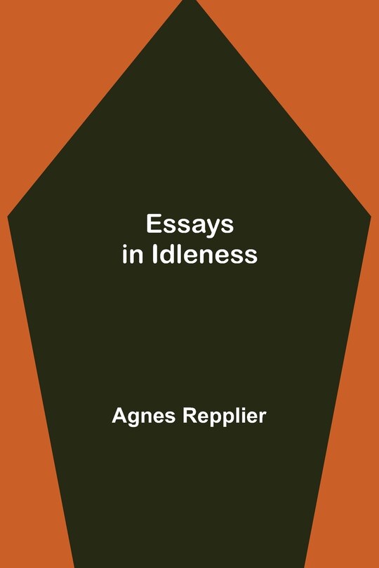 Front cover_Essays in Idleness