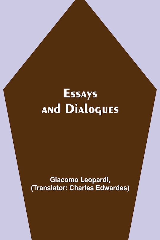Couverture_Essays and Dialogues