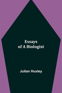 Couverture_Essays of a Biologist