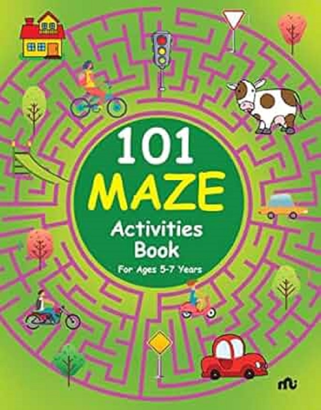 Front cover_101 Maze Activities Book