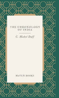 Front cover_The Chronology of India