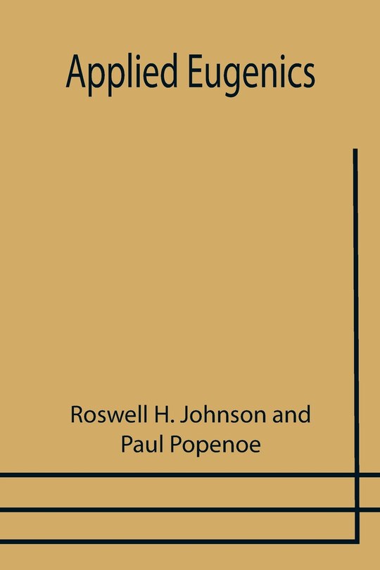 Front cover_Applied Eugenics