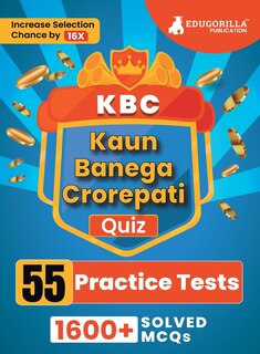 Front cover_KBC Quiz Book 2023 (English Edition) - Kaun Banega Crorepati - 55 Practice Tests (1600+ Solved MCQs)
