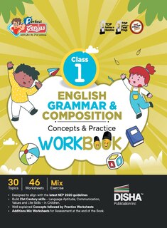 Couverture_Perfect Genius Class 1 English Grammar & Composition Concepts & Practice Workbook Follows NEP 2020 Guidelines