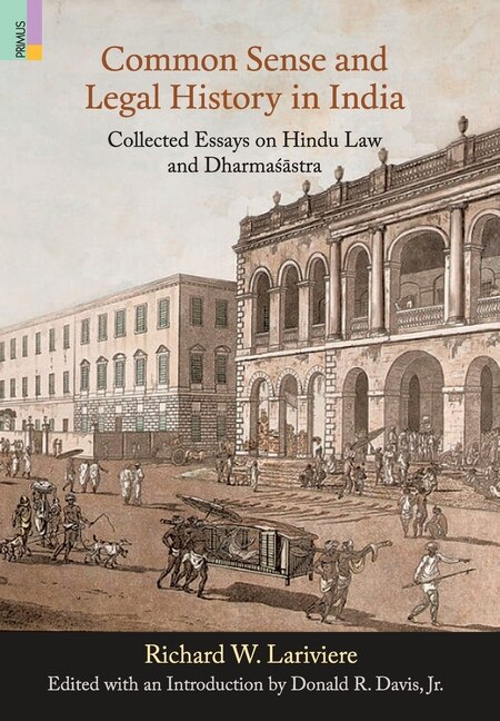 Couverture_Common Sense and Legal History in India