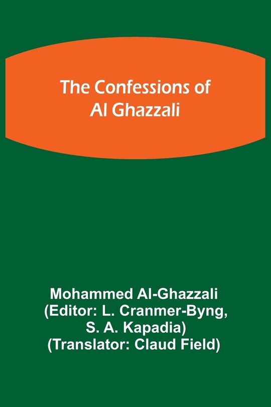 Front cover_The Confessions of Al Ghazzali