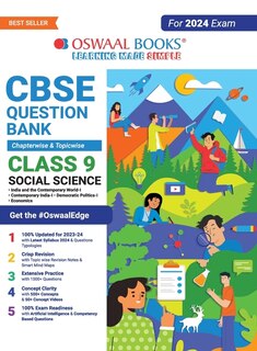 Couverture_Oswaal CBSE Class 9 Social Science Question Bank (2024 Exam)
