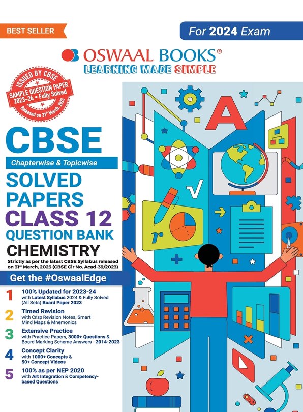 Front cover_Oswaal CBSE Class 12 Chemistry Question Bank 2023-24 Book