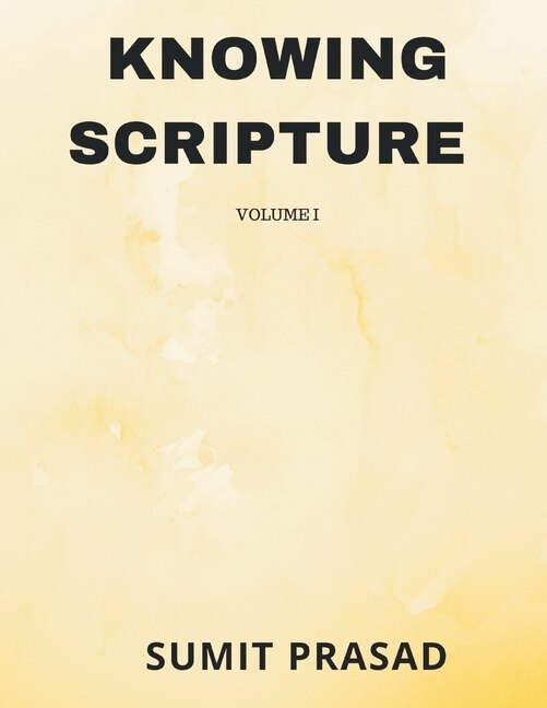 Couverture_Knowing Scripture Volume I