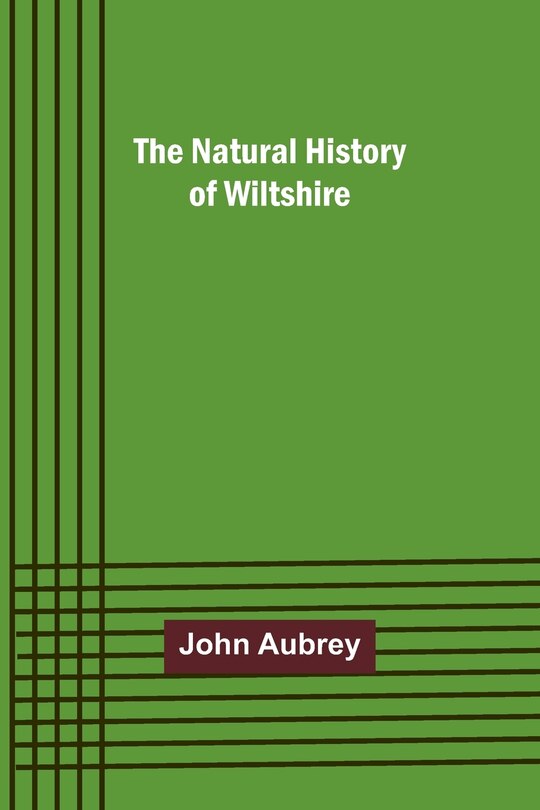Front cover_The Natural History of Wiltshire
