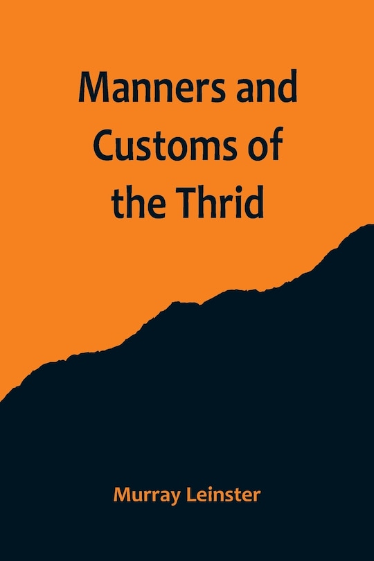 Couverture_Manners and Customs of the Thrid
