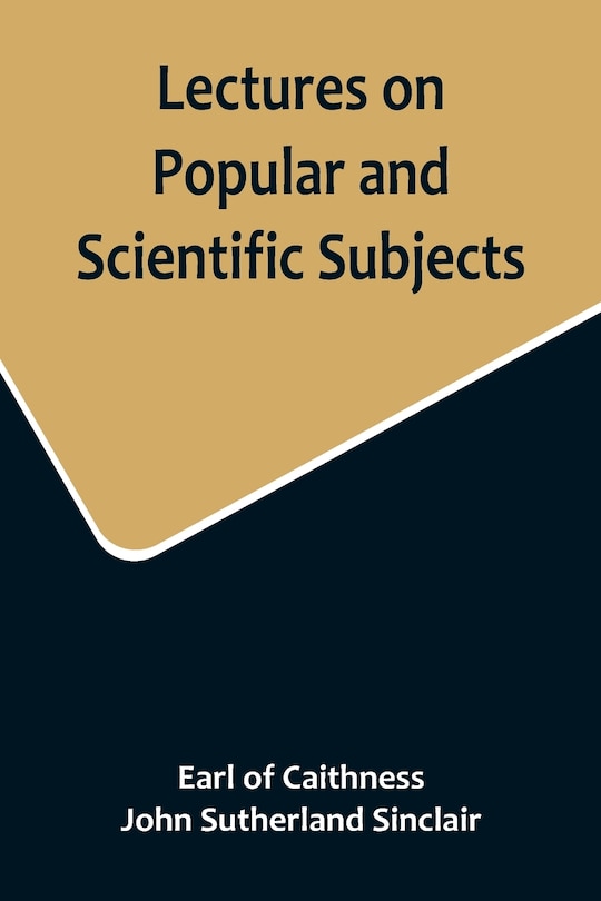 Front cover_Lectures on Popular and Scientific Subjects