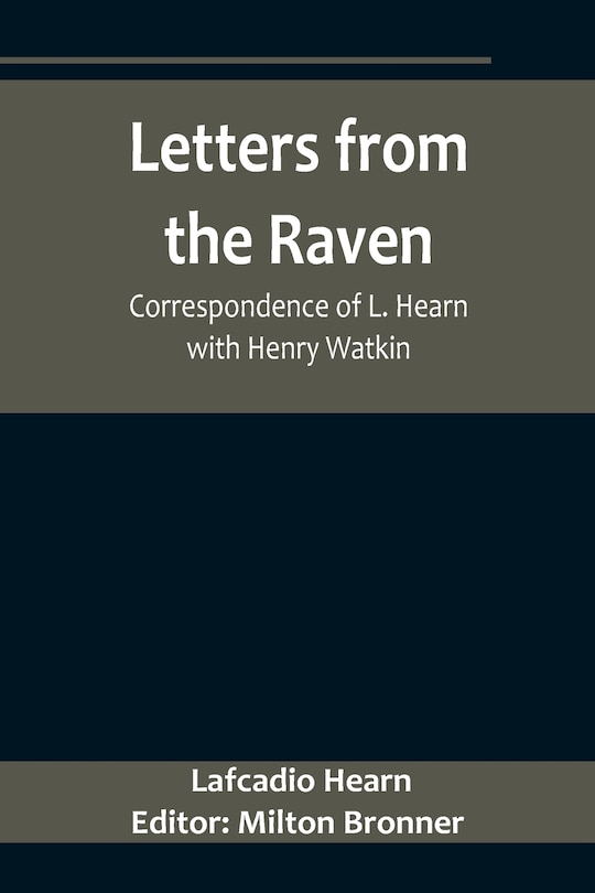 Front cover_Letters from the Raven