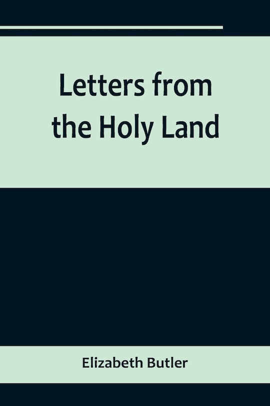 Front cover_Letters from the Holy Land