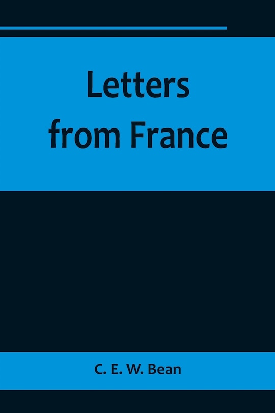 Front cover_Letters from France