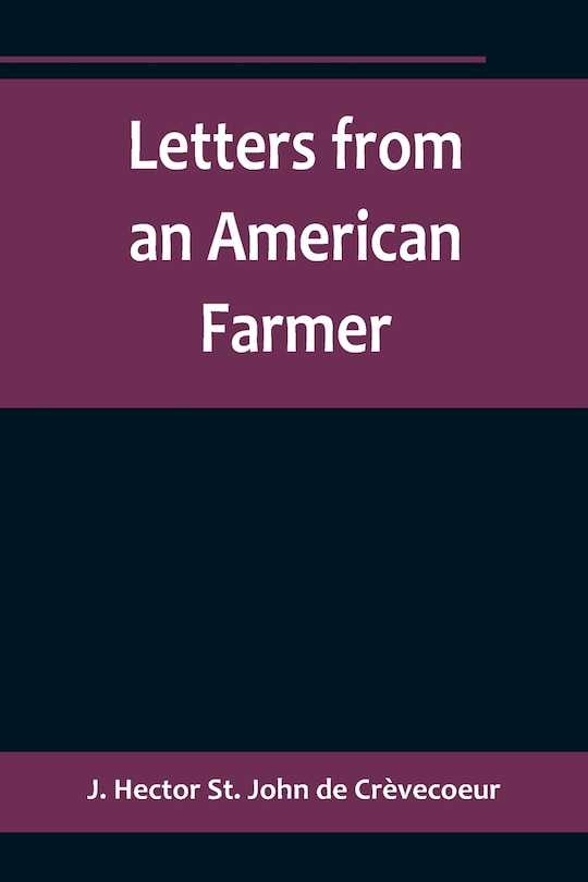 Front cover_Letters from an American Farmer