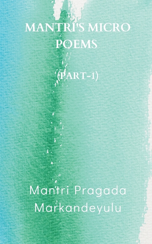 Couverture_Mantri's Micro Poems (Part-1)