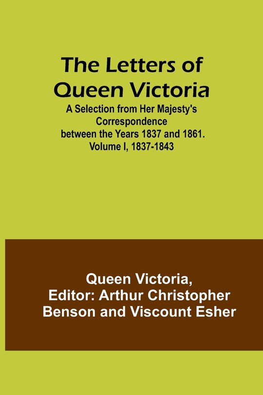 Front cover_The Letters of Queen Victoria