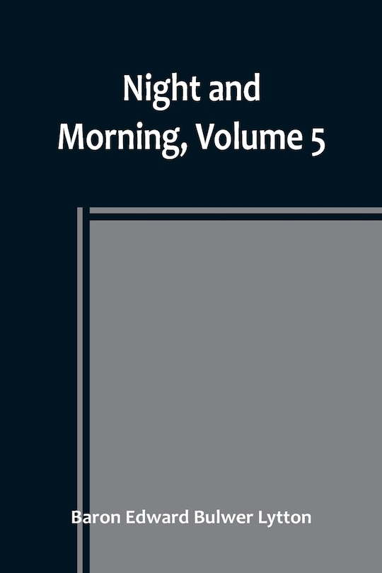Front cover_Night and Morning, Volume 5