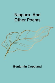 Front cover_Niagara, and Other Poems