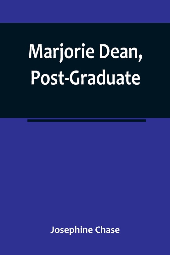 Couverture_Marjorie Dean, Post-Graduate