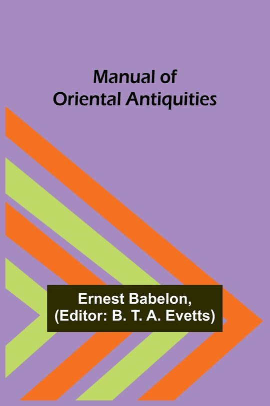 Front cover_Manual of Oriental Antiquities