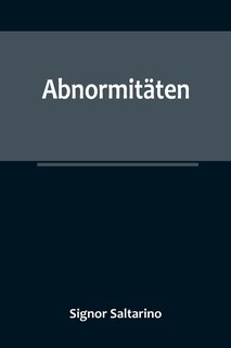 Front cover_Abnormit&auml;ten