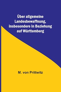 Front cover_Über allgemeine Landesbewaffnung, insbesondere in Beziehung auf Württemberg