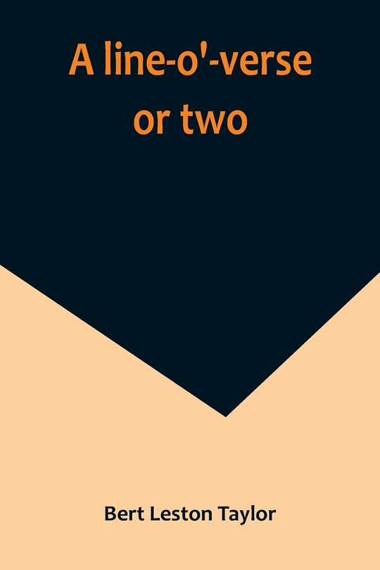 Front cover_A line-o'-verse or two