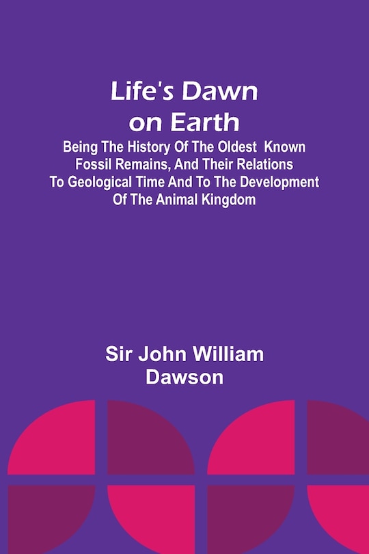 Front cover_Life's Dawn on Earth