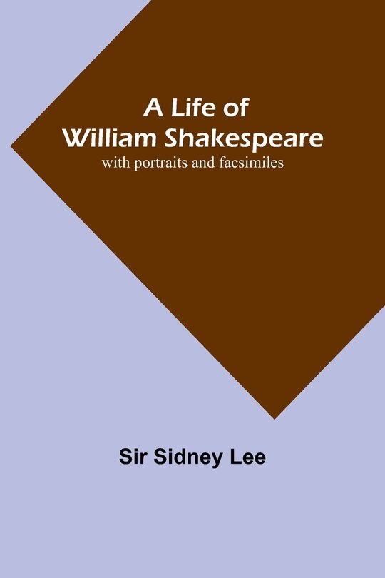 Front cover_A Life of William Shakespeare