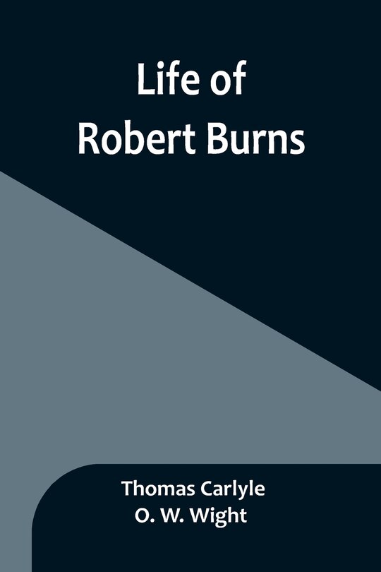 Front cover_Life of Robert Burns