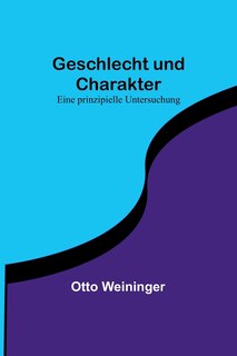 Front cover_Geschlecht und Charakter