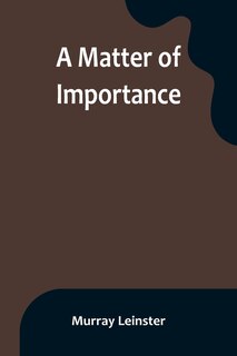 Front cover_A Matter of Importance