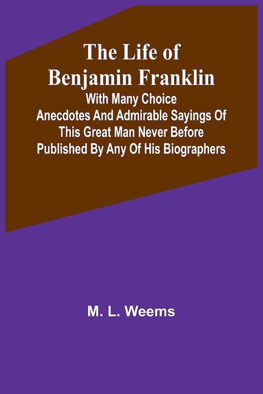 Couverture_The Life of Benjamin Franklin