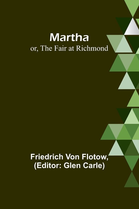 Front cover_Martha; or, The Fair at Richmond