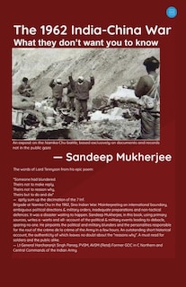 Front cover_The 1962 India - China War