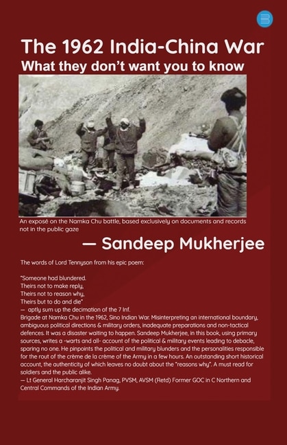 Front cover_The 1962 India - China War