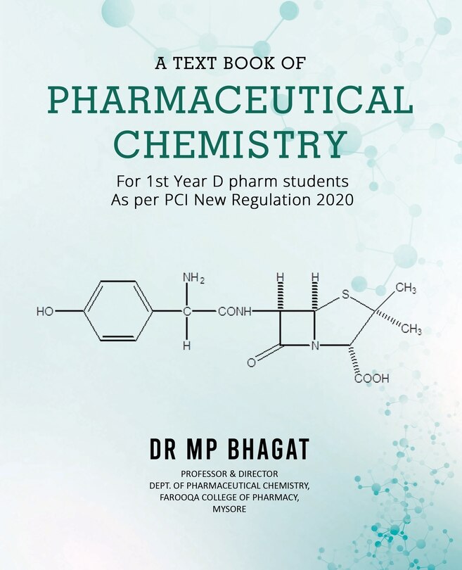 Front cover_A Text Book of Pharmaceutical Chemistry (For 1st Year D.Pharm. Students) [As Per PCI New Regulation, 2020]