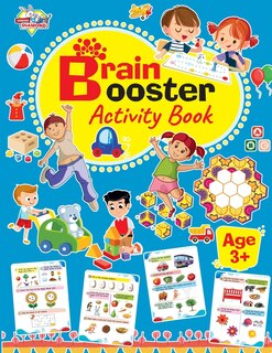 Front cover_Brain Booster Activity Book - Age 3