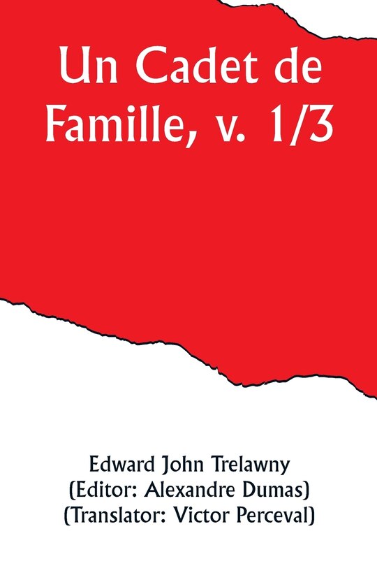 Front cover_Un Cadet de Famille, v. 1/3