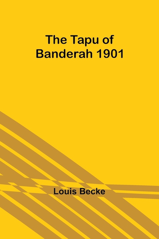 Front cover_The Tapu of Banderah 1901
