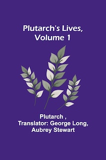 Front cover_Plutarch's Lives, Volume 1
