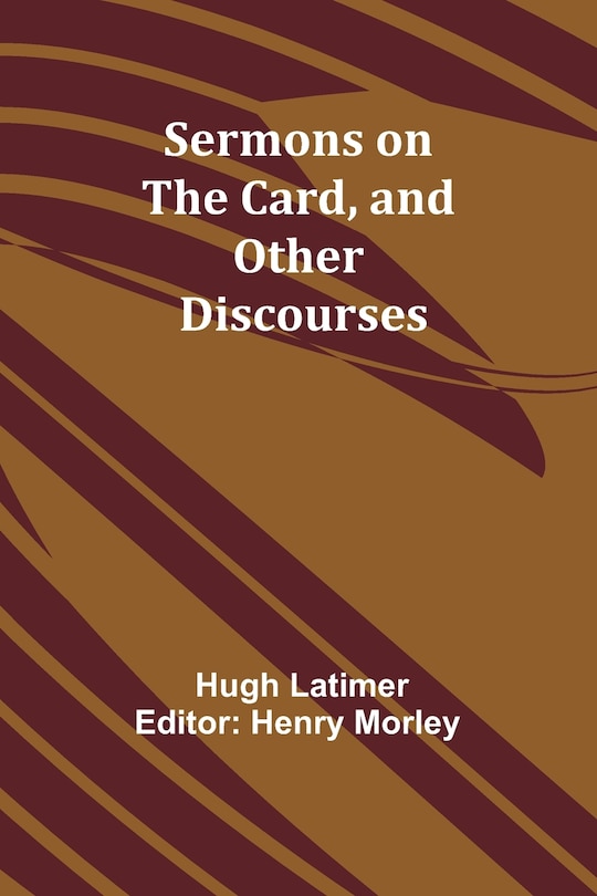 Front cover_Sermons on the Card, and Other Discourses